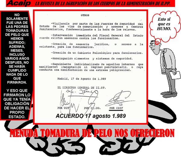 Cartel reivindicativo en nuestros inicios