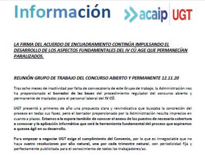 P. Laboral.- Informaci&oacute;n concurso abierto y permanente