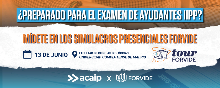Simulacro examen FORVIDE en Madrid