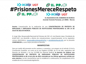 CONVOCATORIA CONCENTRACIONES EN LAS DELEGACIONES DEL GOBIERNO