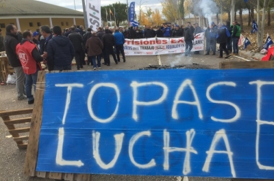 Funcionario agredido en Topas