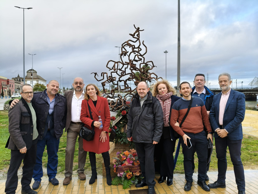 Homenaje victimas del terrorismo en el Puerto Santa Maria