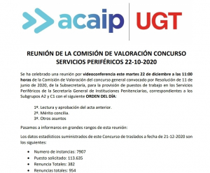 Reuni&oacute;n concurso traslados