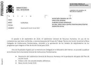 Consulta listados acci&oacute;n Social 2019
