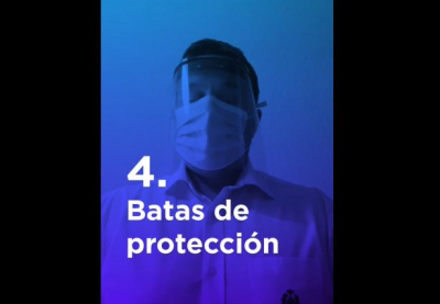 Instrucci&oacute;n utilizacion de EPIS: Utilizaci&oacute;n pantalla protectora