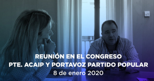 Acaip se re&uacute;ne con la portavoz del partido Popular