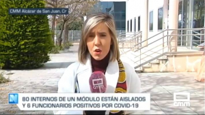 Primer positivo de un interno y seis funcionarios positivos en la prisi&oacute;n de Herrera de la Mancha