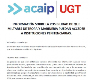 Posibilidad militares accedan a Instituciones Penitenciarias