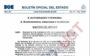 Resoluci&oacute;n concurso traslados de enfermer@s de II.PP