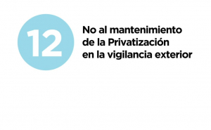 12 razones y medidas -12. No a la seguridad privada