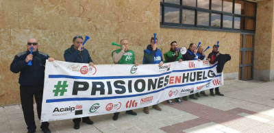 Funcionarios de Topas reciben con una pitada al Secretario General de Instituciones Penitenciarias