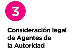 12 razones y medidas - 3. Consideraci&oacute;n legal de agentes de la autoridad