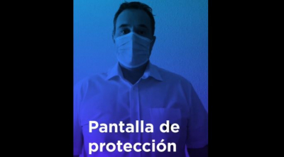 Instrucci&oacute;n utilizacion de EPIS: Utilizaci&oacute;n pantalla protectora