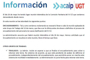 Comunicado comisi&oacute;n paritaria personal laboral (26/05/20)