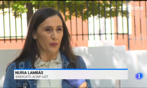 Intervenci&oacute;n representante ACAIP-UGT en TVE1