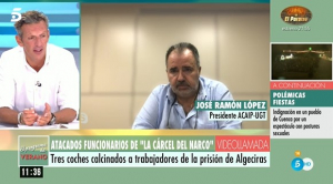 Intervenci&oacute;n en Tele 5 por coacciones a funcionari@s en Botafuegos