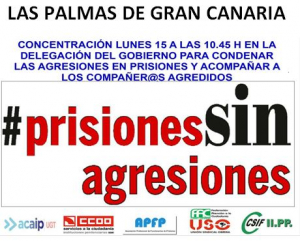 Convocatoria concentraci&oacute;n en Las Palmas