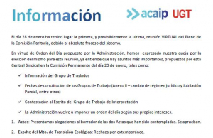 Comunicado reuni&oacute;n comision paritaria personal laboral