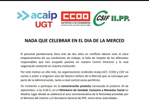 Comunicado a las plantillas sobre la Merced