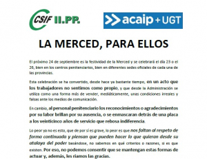LA MERCED, PARA ELLOS