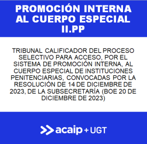 Resoluci&oacute;n Promoci&oacute;n interna al Cuerpo Especial II.PP