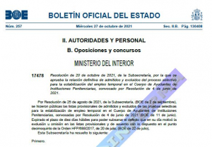 Admitidos-excluidos C. Ayudantes proceso estabilizaci&oacute;n