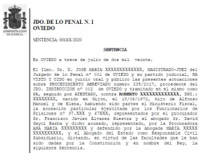 Sentencia responsable civil subsidiario a la Administraci&oacute;n