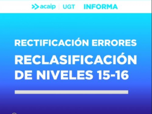 Rectificac&iacute;&oacute;n CECIR errores niveles