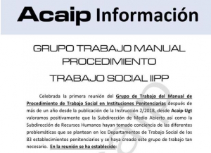 Grupo de trabajo manual de procedimiento de trabajadores Sociales