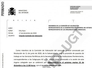 Convocada comision valoraci&oacute;n concurso traslados
