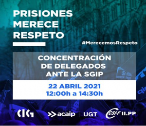 Concentraci&oacute;n en la SGIIPP d&iacute;a 22 de abril