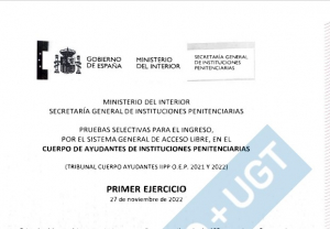 Primer examen C. Ayudantes OEP 2021-2022