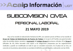 Reuni&oacute;n subcomisi&oacute;n CIVEA