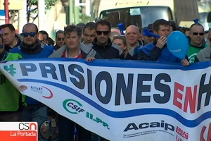 Movilizaciones de los funcionarios de prisiones en Ja&eacute;n