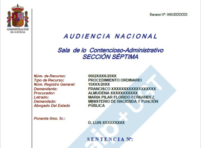 Sentencia pensi&oacute;n extraordinaria por accidente en acto de servicio