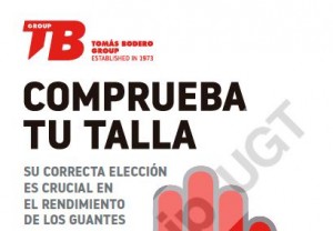 Comprobaci&oacute;n tallas nuevos guantes de cacheo