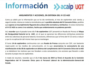 Argumentos y acciones en defensa del IV Convenio