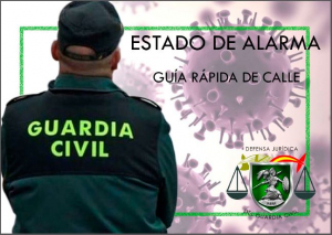 ESTADO DE ALARMA.- Guia r&aacute;pida de calle