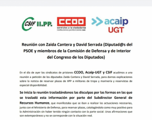 Reuni&oacute;n con Zaida Cantera y David Serrada