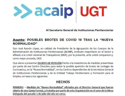 Queja posibles brotes COVID19 ante "nueva normalidad"