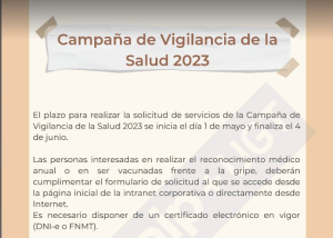 Campa&ntilde;a Vigilancia de la Salud 2023
