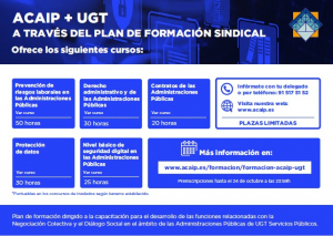 Cursos de Formaci&oacute;n ACAIP-UGT