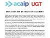 SEIS D&Iacute;AS EN ESTADO DE ALARMA !!!