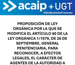 Proposici&oacute;n Ley PSOE presentada en el Congreso Agentes Autoridad