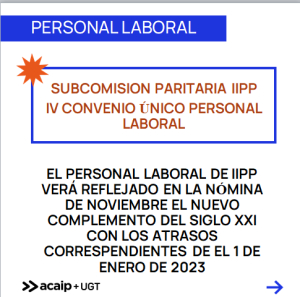 P. Laboral.- Subcomisi&oacute;n paritaria II.PP
