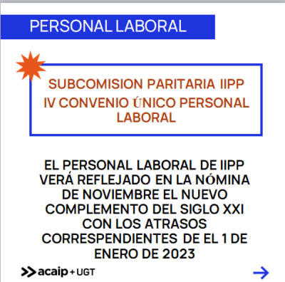 P. Laboral.- Subcomisi&oacute;n paritaria II.PP