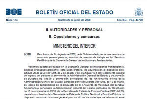 Convocado concurso de traslados general en IIPP