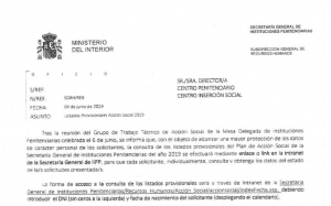 Consulta admitidos-excluidos listados Acci&oacute;n Social