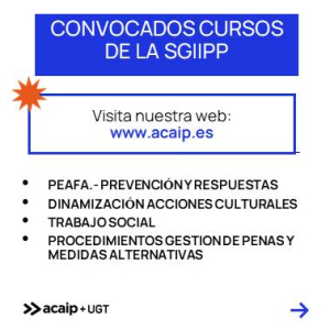 Convocados cursos de formaci&oacute;n de la SGIIPP