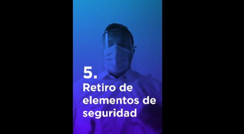 Instrucci&oacute;n utilizaci&oacute;n de EPIS: Retiro elementos de seguridad